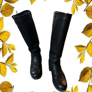 Bulle Black Leather Boot